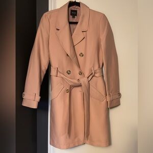 RW&CO. Pink trench coat - medium